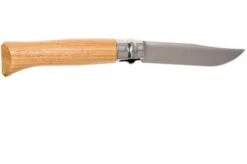 Opinel Pocket Knife No. 8 Luxury Range, Stainless Steel, Oak 10 Opinel Pocket Knife No. 8 Luxury Range, Stainless Steel, Oak -Knives Discount Store OP002021 02 opinel op002021 02