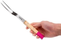 Opinel Parallèle POP N°124 Meat Fork, Fuchsia -Knives Discount Store OP002131 05 opinel parallele op002131 05