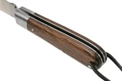 Otter Anchor Knife SET 172 Large Stainless, Smoked Oak, Brass Anchor, Leather Strap, Pocket Knife -Knives Discount Store ORSET172 05 otter