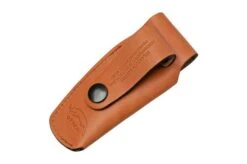 Otter Anchor Knife SET 172 Large Stainless, Smoked Oak, Brass Anchor, Leather Strap, Pocket Knife -Knives Discount Store ORSET172 09 otter