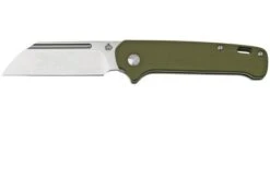 Knives Discount Store 22 QSP Knife Penguin QS130SJ-D, 14C28N Satin, Green G10, Slipjoint Pocket Knife