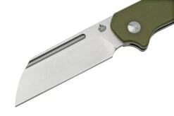 QSP Knife Penguin QS130SJ-D, 14C28N Satin, Green G10, Slipjoint Pocket Knife -Knives Discount Store QS130SJ D 03 qsp