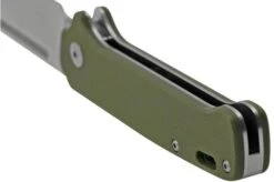 QSP Knife Penguin QS130SJ-D, 14C28N Satin, Green G10, Slipjoint Pocket Knife -Knives Discount Store QS130SJ D 04 qsp