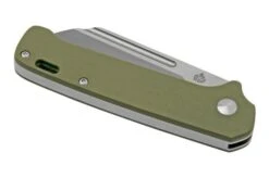 QSP Knife Penguin QS130SJ-D, 14C28N Satin, Green G10, Slipjoint Pocket Knife -Knives Discount Store QS130SJ D 06 qsp