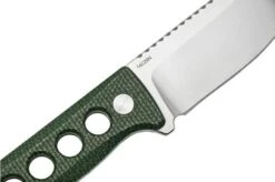 QSP Knife Canary QS141-C1 Stonewashed, Black Green G10, Neck Knife -Knives Discount Store QS141 C1 05 qsp