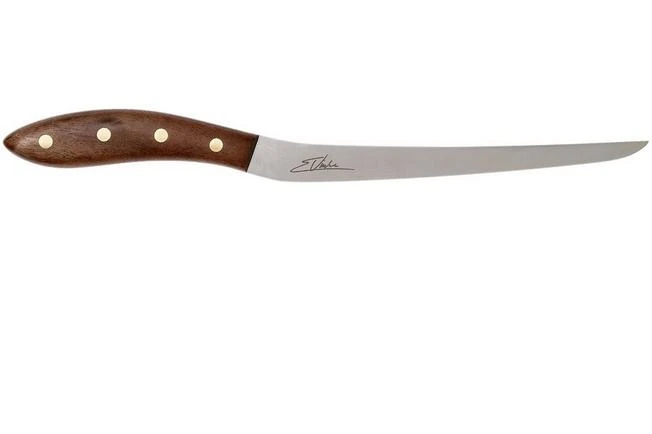 Robert Herder Edwin Vinke's Special Sturdy Fillet Knife 21 Cm Walnut Wood 4 Robert Herder Edwin Vinke's Special Sturdy Fillet Knife 21 Cm Walnut Wood - Image 2