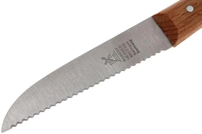 Robert Herder Serrated Vegetable Knife Stainless, Beech 4 Robert Herder Serrated Vegetable Knife Stainless, Beech - Image 2