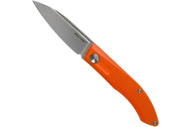 Real Steel Stella Orange 7052 Pocket Knife, Poltergeist Design 4 Real Steel Stella Orange 7052 Pocket Knife, Poltergeist Design - Image 2