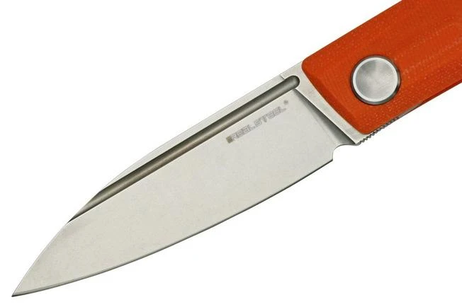 Real Steel Stella Orange 7052 Pocket Knife, Poltergeist Design 8 Real Steel Stella Orange 7052 Pocket Knife, Poltergeist Design - Image 6