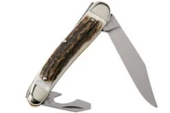 Robert Klaas Classic Line 100mm, Real Stag Pocket Knife With Bottle Opener 11 Robert Klaas Classic Line 100mm, Real Stag Pocket Knife With Bottle Opener -Knives Discount Store RS383 451 03 robert klaas rs383 451 03