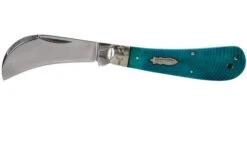 Rough Ryder Black & Blue Hawkbill RR2121 Pocket Knife