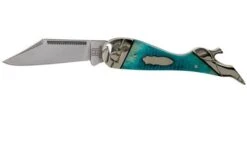 Rough Ryder Black & Blue Lady Leg RR2122 Pocket Knife