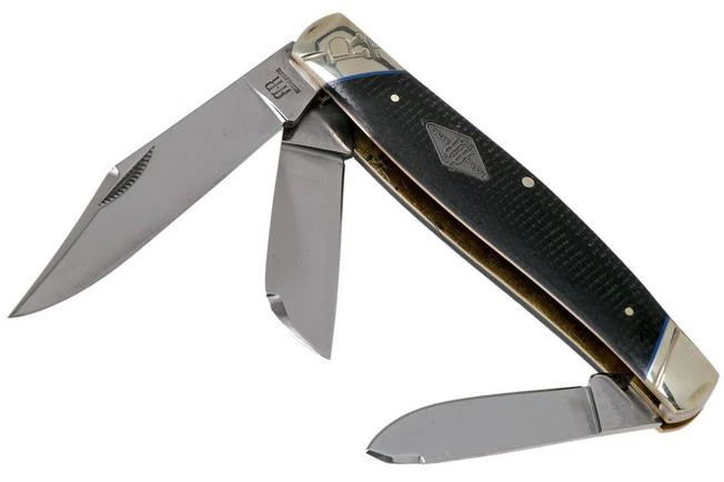 Rough Ryder Classic Carbon II Large Stockman RR2214 Pocket Knife 3 Rough Ryder Classic Carbon II Large Stockman RR2214 Pocket Knife