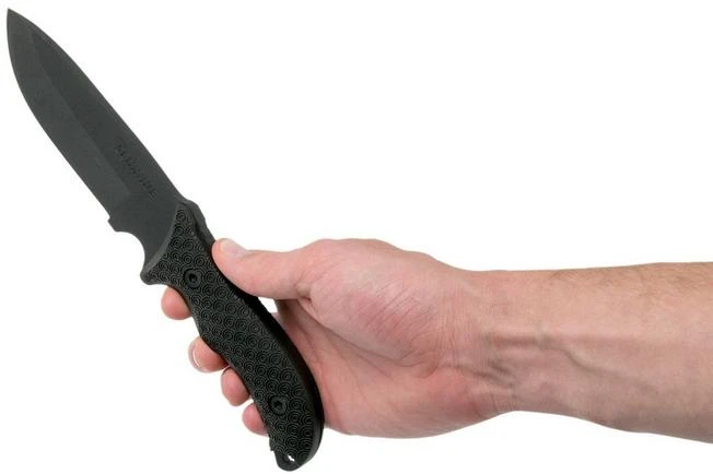 Schrade Frontier 5" Fixed Blade SCHF36, 1095 Carbon Steel, Fixed Knife With Sharpening Steel And Firesteel 8 Schrade Frontier 5" Fixed Blade SCHF36, 1095 Carbon Steel, Fixed Knife With Sharpening Steel And Firesteel - Image 6