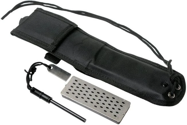 Schrade Frontier 5" Fixed Blade SCHF36, 1095 Carbon Steel, Fixed Knife With Sharpening Steel And Firesteel 10 Schrade Frontier 5" Fixed Blade SCHF36, 1095 Carbon Steel, Fixed Knife With Sharpening Steel And Firesteel - Image 8