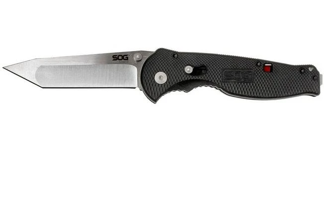 SOG Flash II Tanto Satin Straight Edge- FSA-8 3 SOG Flash II Tanto Satin Straight Edge- FSA-8