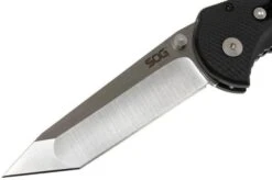 SOG Flash II Tanto Satin Straight Edge- FSA-8 12 SOG Flash II Tanto Satin Straight Edge- FSA-8 -Knives Discount Store SOG FSAT8 BX 03 sog sog fsat8 bx 03