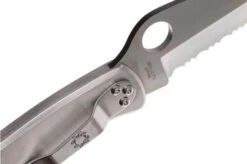 Spyderco Police C07S Serrated Pocket Knife -Knives Discount Store SP C07S 06 spyderco spc07s 06