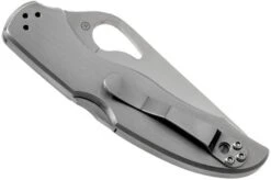 Spyderco Harrier 2 Stainless BY01PS2 Partly Serrated Pocket Knife -Knives Discount Store SPBY01PS2 04 spyderco
