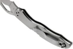 Spyderco Harrier 2 Stainless BY01PS2 Partly Serrated Pocket Knife -Knives Discount Store SPBY01PS2 05 spyderco