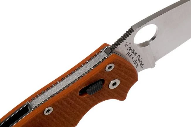 Spyderco Manix 2 REX45 Burnt Orange C101GPBORE2 Sprint Run Pocket Knife 8 Spyderco Manix 2 REX45 Burnt Orange C101GPBORE2 Sprint Run Pocket Knife - Image 6