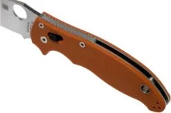 Spyderco Manix 2 REX45 Burnt Orange C101GPBORE2 Sprint Run Pocket Knife 15 Spyderco Manix 2 REX45 Burnt Orange C101GPBORE2 Sprint Run Pocket Knife -Knives Discount Store SPC101GPBORE2 07 spyderco