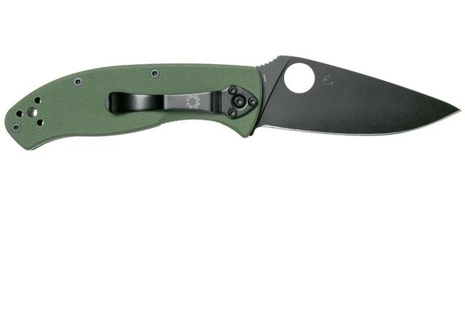 Spyderco Tenacious Green Black C122GPBGR Pocket Knife 4 Spyderco Tenacious Green Black C122GPBGR Pocket Knife - Image 2