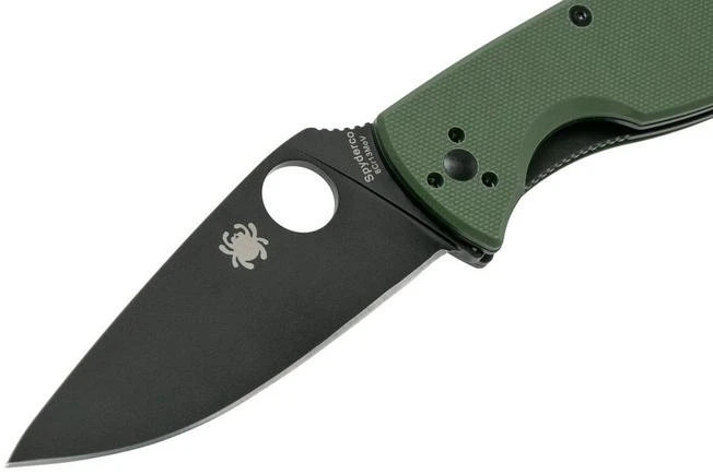 Spyderco Tenacious Green Black C122GPBGR Pocket Knife 5 Spyderco Tenacious Green Black C122GPBGR Pocket Knife - Image 3