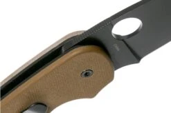 Spyderco Efficient Brown Black C216GPBNBK Pocket Knife -Knives Discount Store SPC216GPBNBK 06 spyderco v202108