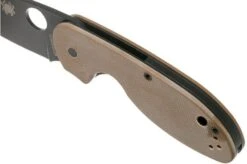 Spyderco Efficient Brown Black C216GPBNBK Pocket Knife -Knives Discount Store SPC216GPBNBK 07 spyderco v202108