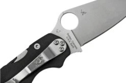 Spyderco Paramilitary 2 C81GP2 Pocket Knife 25 Spyderco Paramilitary 2 C81GP2 Pocket Knife -Knives Discount Store SPC81GP2 05 spyderco