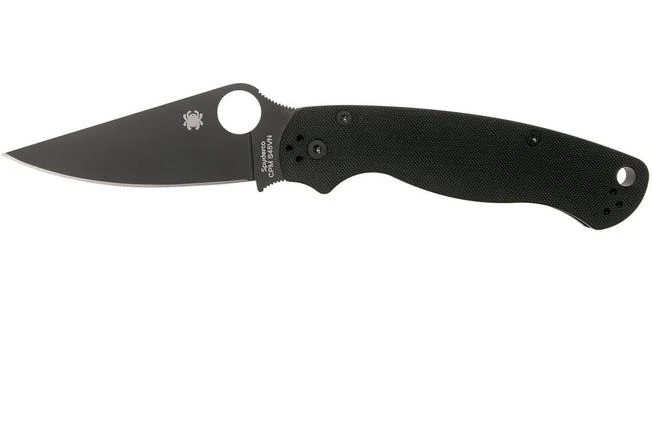 Spyderco Paramilitary 2 Black C81GPBK2 Pocket Knife 3 Spyderco Paramilitary 2 Black C81GPBK2 Pocket Knife
