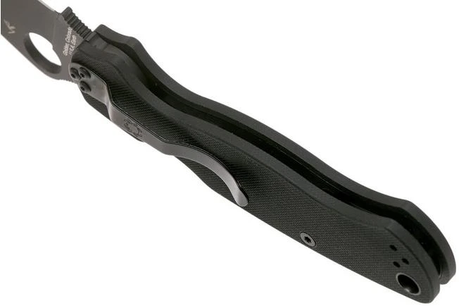 Spyderco Paramilitary 2 Black C81GPBK2 Pocket Knife 7 Spyderco Paramilitary 2 Black C81GPBK2 Pocket Knife - Image 5