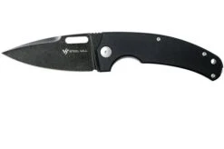 Steel Will Piercer F40-09 Blackwashed, Black G10, Linerlock Pocket Knife, Tommaso Rumici Design