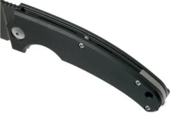 Steel Will Piercer F40-09 Blackwashed, Black G10, Linerlock Pocket Knife, Tommaso Rumici Design -Knives Discount Store SWK F40 09 07 steel will knives