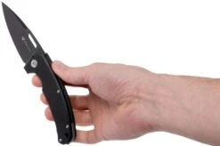 Steel Will Piercer F40-09 Blackwashed, Black G10, Linerlock Pocket Knife, Tommaso Rumici Design -Knives Discount Store SWK F40 09 08 steel will knives