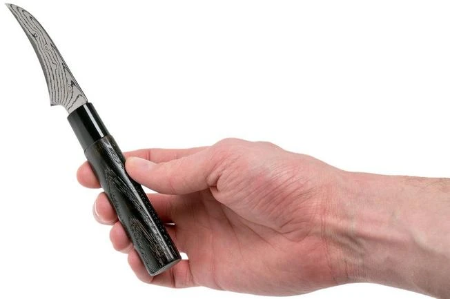 Tojiro Shippu Black Damascus Turning Knife 7 Cm, FD-1590 8 Tojiro Shippu Black Damascus Turning Knife 7 Cm, FD-1590 - Image 6