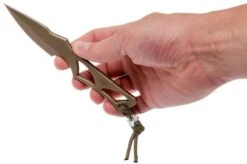 Spartan Blades Enyo Flat Dark Earth Neck Knife, SB2DE -Knives Discount Store USSB2DE 05 spartan blades ussb2de 05