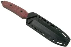 Viper Fearless VT4020CR Sleipner DLC, Red Canvas Micarta, Fixed Knife, Rumici Design -Knives Discount Store VPVT4020CR 06 viper