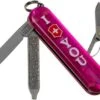 Victorinox Classic ‘The Gift’, I Love You, Translucent Pink 0.6233.T855 Swiss Pocket Knife -Knives Discount Store VT0 6223 T855 01 victorinox