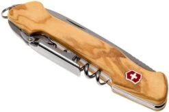 Victorinox Wine Master Olive, Pocket Knife With Double Lever Corkscrew 0.9701.64