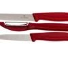 Victorinox SwissClassic Vegetable Knives In Red, Set Of 3, 6.7111.31 2 Victorinox SwissClassic Vegetable Knives In Red, Set Of 3, 6.7111.31 -Knives Discount Store VT6 7111 31 01 victorinox vt6 7111 31 01