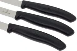 Victorinox SwissClassic Vegetable Knives Black, Set Of 3, 6.7113.3 8 Victorinox SwissClassic Vegetable Knives Black, Set Of 3, 6.7113.3 -Knives Discount Store VT6 7113 3 03 victorinox groentemesset vt6 7113 3 03