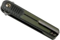 We Knife Angst 2002A Carbon Fibre, Green G10 Pocket Knife, Justin Lundquist Design 13 We Knife Angst 2002A Carbon Fibre, Green G10 Pocket Knife, Justin Lundquist Design -Knives Discount Store WK2002A 04 we knife