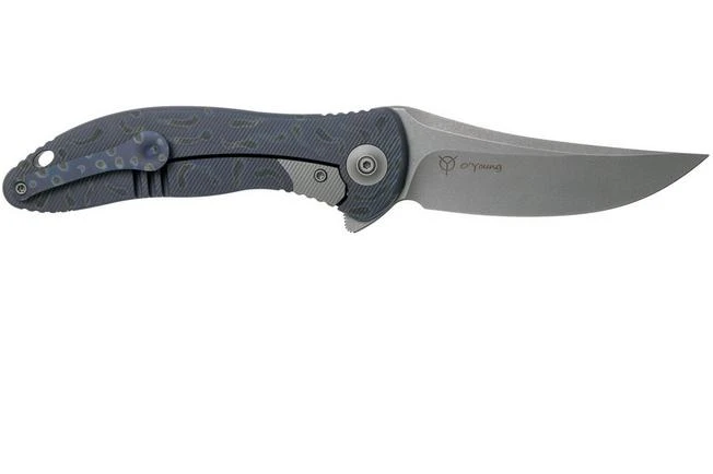 WE Knife 912B Synergy2 Marble Blue Pocket Knife, Jim O’Young Design 4 WE Knife 912B Synergy2 Marble Blue Pocket Knife, Jim O’Young Design - Image 2