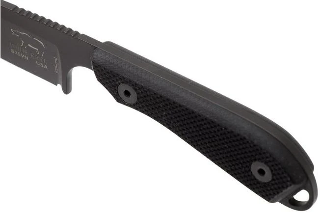 White River Knives M1 Backpacker Pro Black G10, Black Ionbond Fixed Knife, Kydex Sheath 7 White River Knives M1 Backpacker Pro Black G10, Black Ionbond Fixed Knife, Kydex Sheath - Image 5