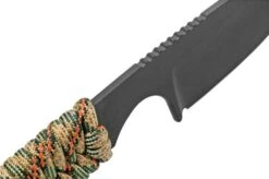 White River M1 Backpacker WRM1-PTS-CBI Treestand Camo Paracord, Black Coated, Neck Knife -Knives Discount Store WRM1 PTS CBI 05 whiteriver