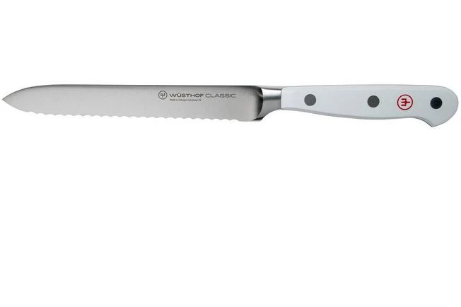 Wüsthof Classic White Sausage Knife 14 Cm, 1040201614 3 Wüsthof Classic White Sausage Knife 14 Cm, 1040201614