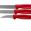 Wüsthof Create Collection Three-piece Peeling Knife Set, Red 1 Wüsthof Create Collection Three-piece Peeling Knife Set, Red -Knives Discount Store WU1145370101 01 wusthof create collection