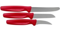 Wüsthof Create Collection Three-piece Peeling Knife Set, Red 7 Wüsthof Create Collection Three-piece Peeling Knife Set, Red -Knives Discount Store WU1145370101 02 wusthof create collection
